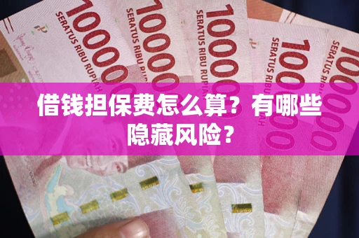 武汉借钱担保费怎么算？有哪些隐藏风险？