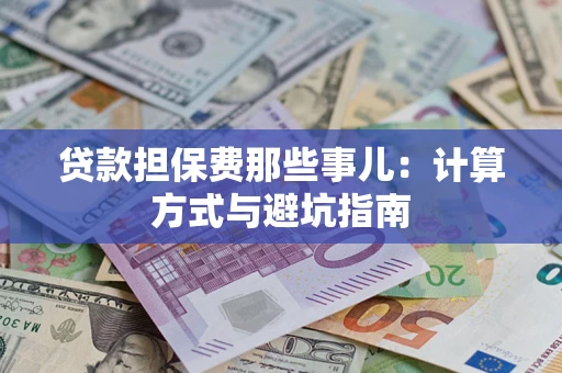 武汉贷款担保费那些事儿：计算方式与避坑指南